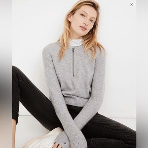 Madewell Half-Zip Pullover Sweater